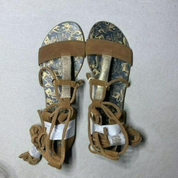 NIB MSRP $78 Free People Fiji Wraparound Sandal Women's Size 38 - Picture 9 of 10